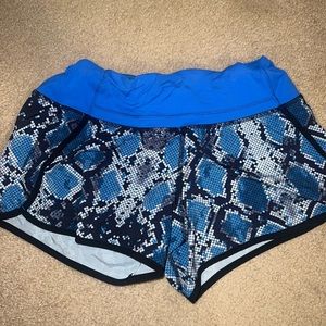 Lululemon blue shorts